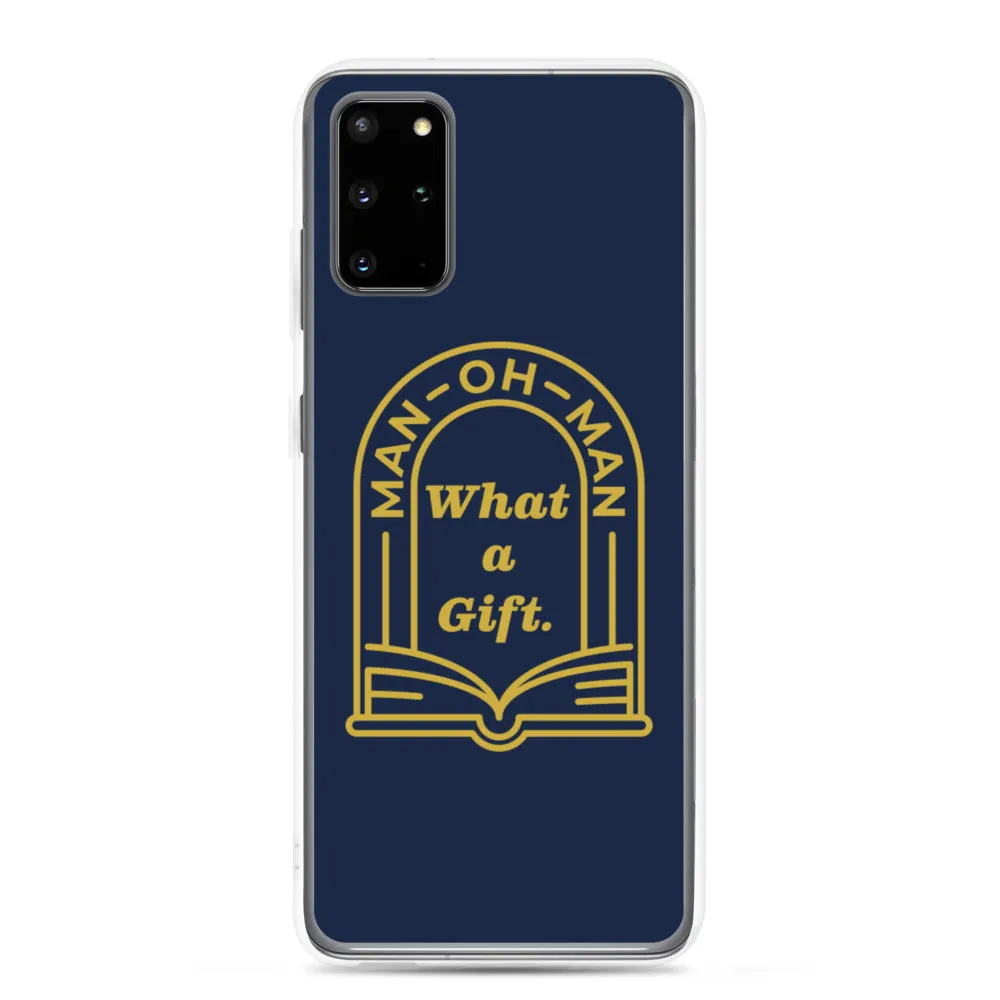 Man-oh-Man Bible in a Year Samsung Phone Case - Navy