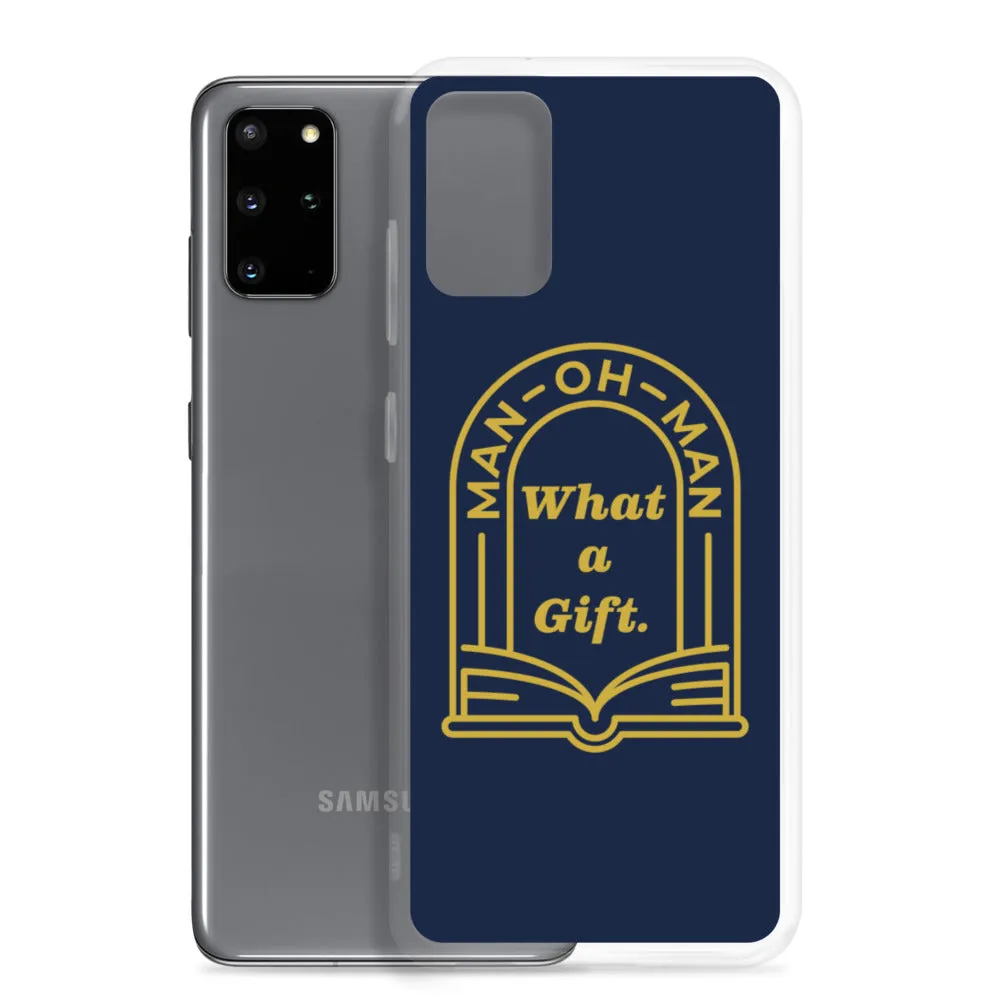 Man-oh-Man Bible in a Year Samsung Phone Case - Navy