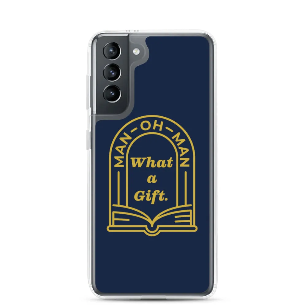 Man-oh-Man Bible in a Year Samsung Phone Case - Navy