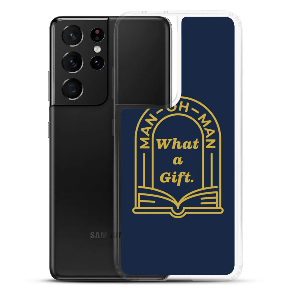 Man-oh-Man Bible in a Year Samsung Phone Case - Navy