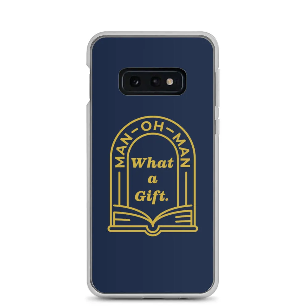 Man-oh-Man Bible in a Year Samsung Phone Case - Navy