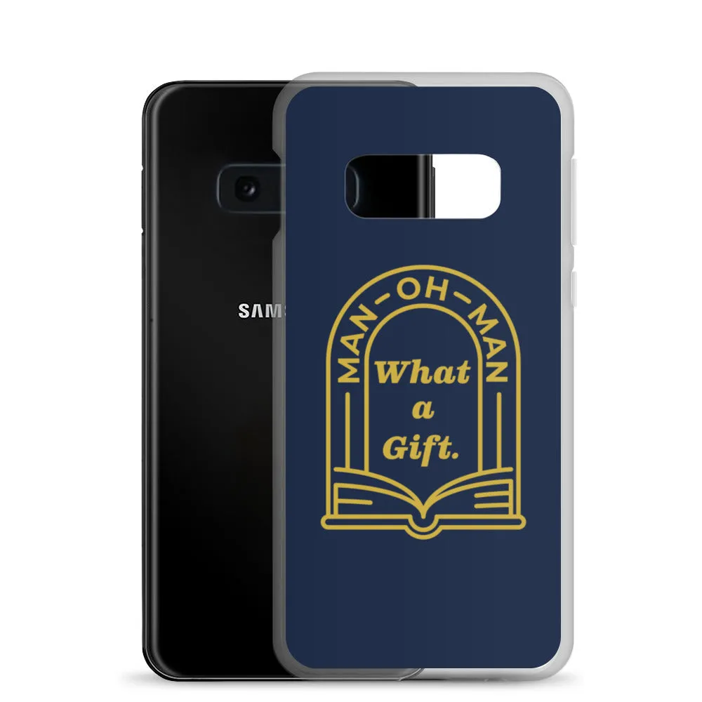 Man-oh-Man Bible in a Year Samsung Phone Case - Navy