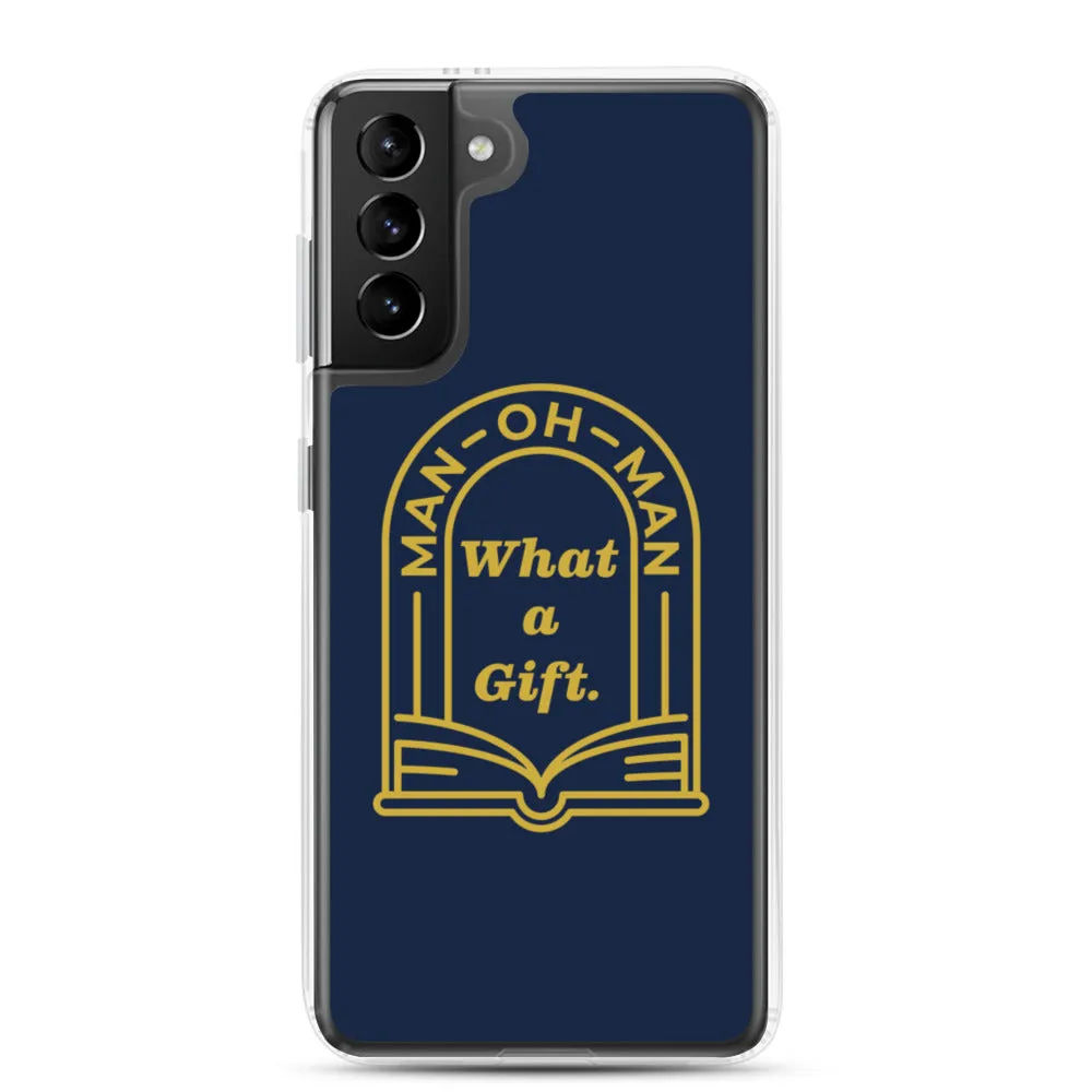 Man-oh-Man Bible in a Year Samsung Phone Case - Navy