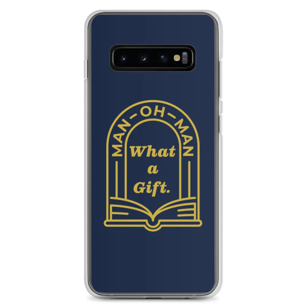 Man-oh-Man Bible in a Year Samsung Phone Case - Navy