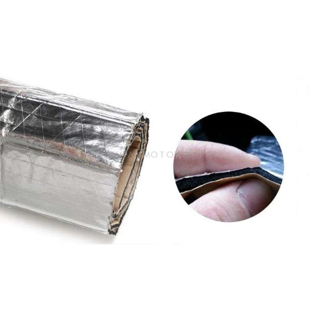 Maximus Fireproof Insulation Damping Deadening Sheet Silver - Heat Resistance | Fire Resistance and Endurance