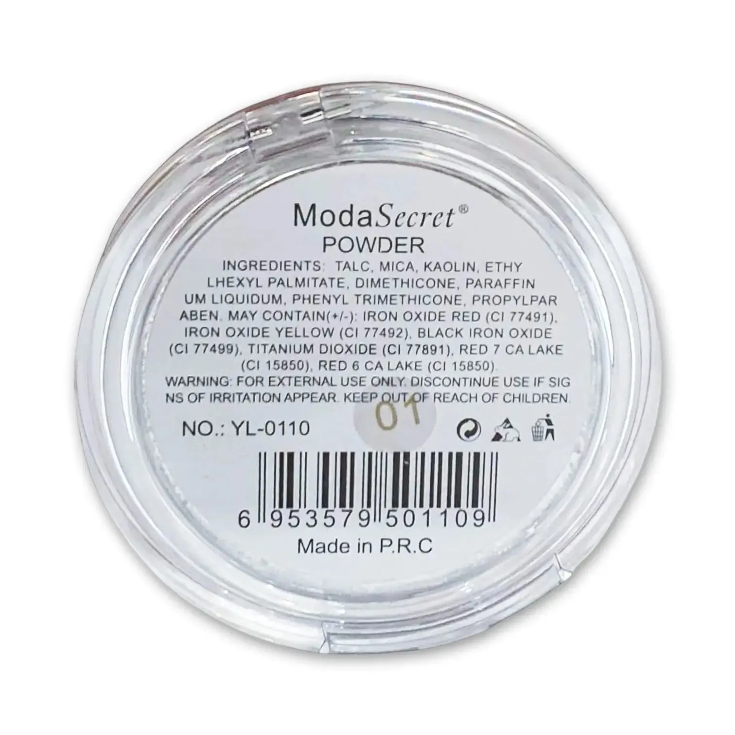 ModaSecret Mattifying Compact Powder 01 - 9g