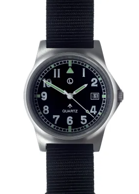 MWC G10 LM Stainless Steel Military Watch on a Black NATO Strap (Sterile/Unbranded Dial)