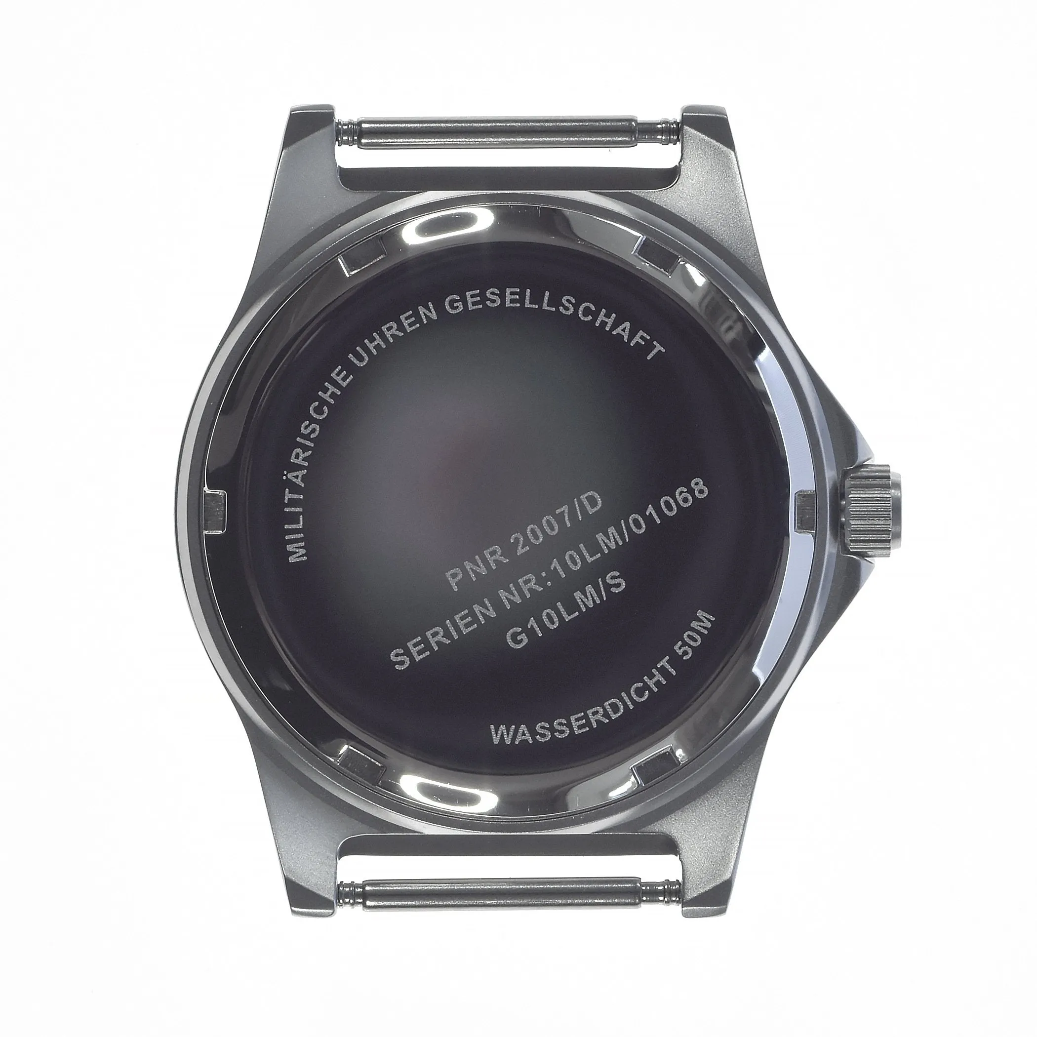 MWC G10 LM Stainless Steel Military Watch on a Grey NATO Strap (Sterile/Unbranded Dial)