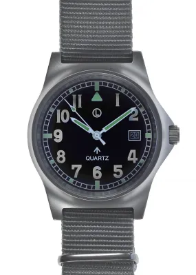 MWC G10 LM Stainless Steel Military Watch on a Grey NATO Strap (Sterile/Unbranded Dial)