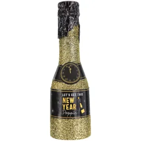New Year Mini Glitter Bottle Popper, 6 Inches, 1 Count