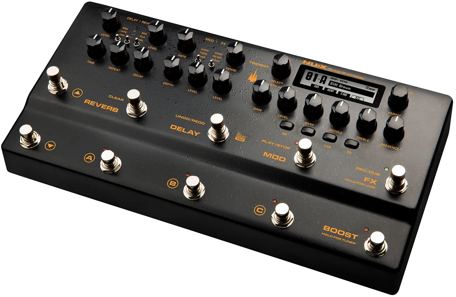 NU-X Trident Amp Simulator & Multi-FX Pedal