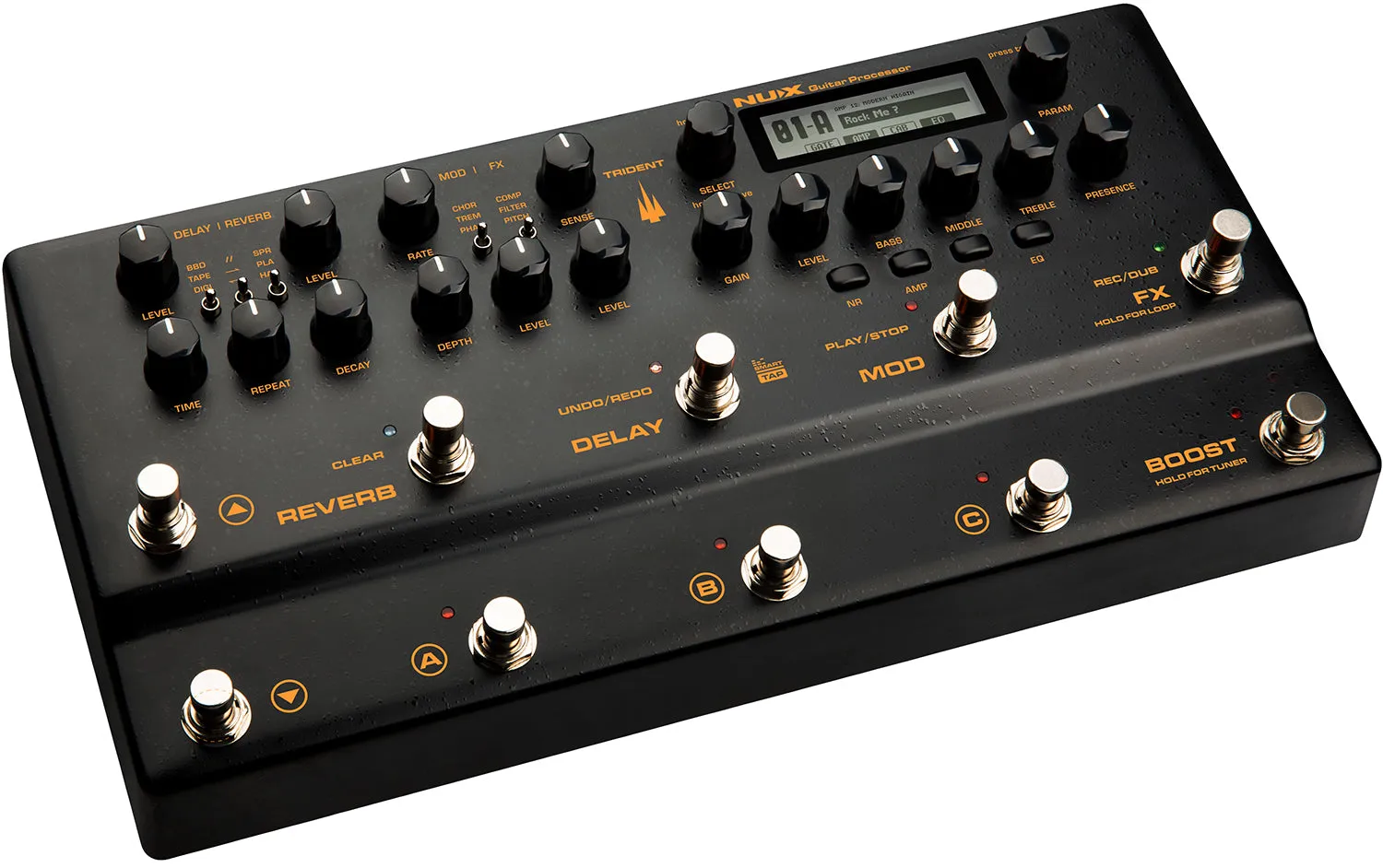 NU-X Trident Amp Simulator & Multi-FX Pedal