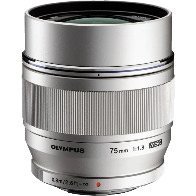 Olympus M.Zuiko Digital ED 75mm f1.8 - Silver