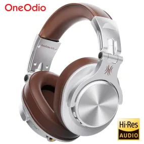 Oneodio A70 Fusion Wired   Wireless Bluetooth 5.2 Headphones - Over Ear Studio DJ Headset with Mic