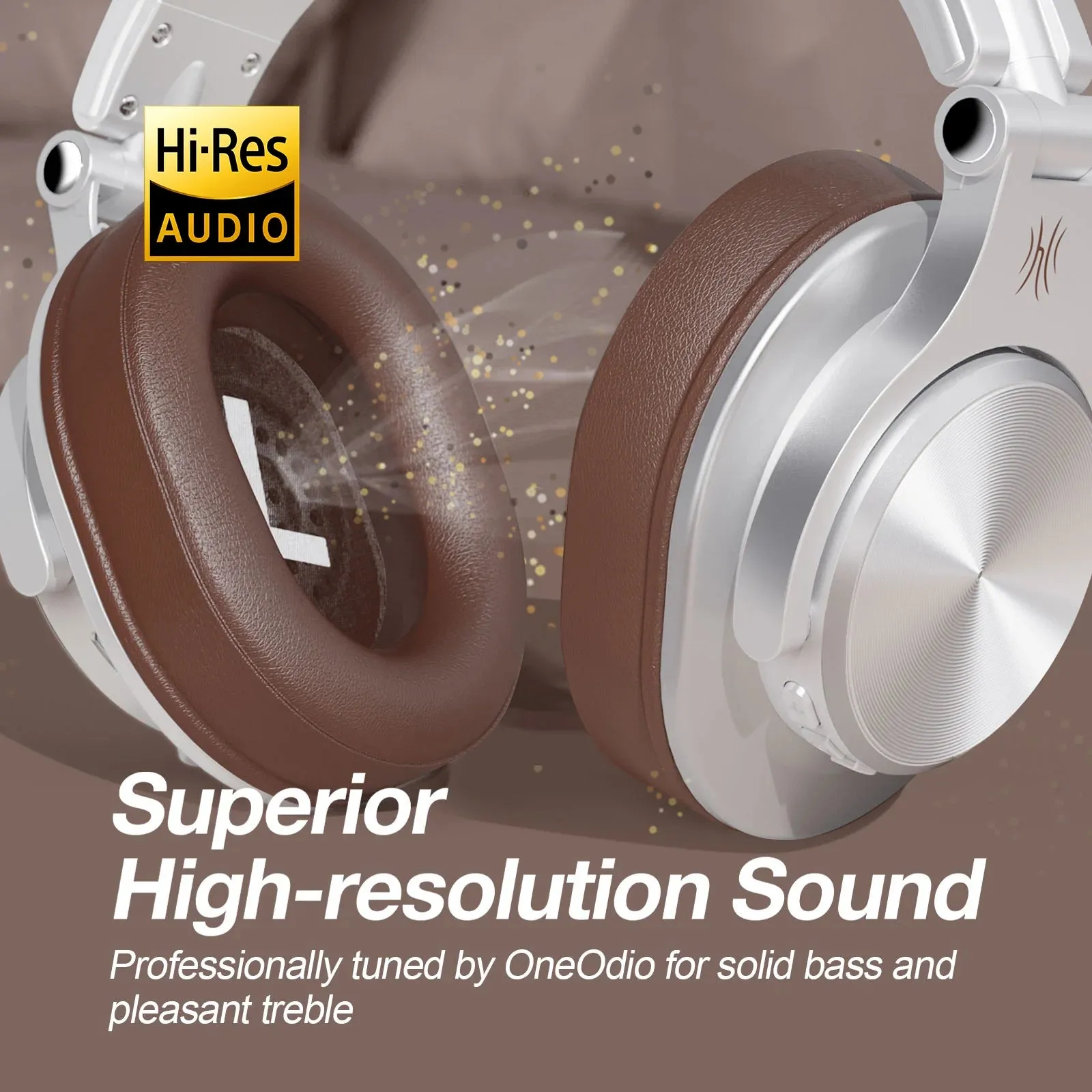 Oneodio A70 Fusion Wired   Wireless Bluetooth 5.2 Headphones - Over Ear Studio DJ Headset with Mic
