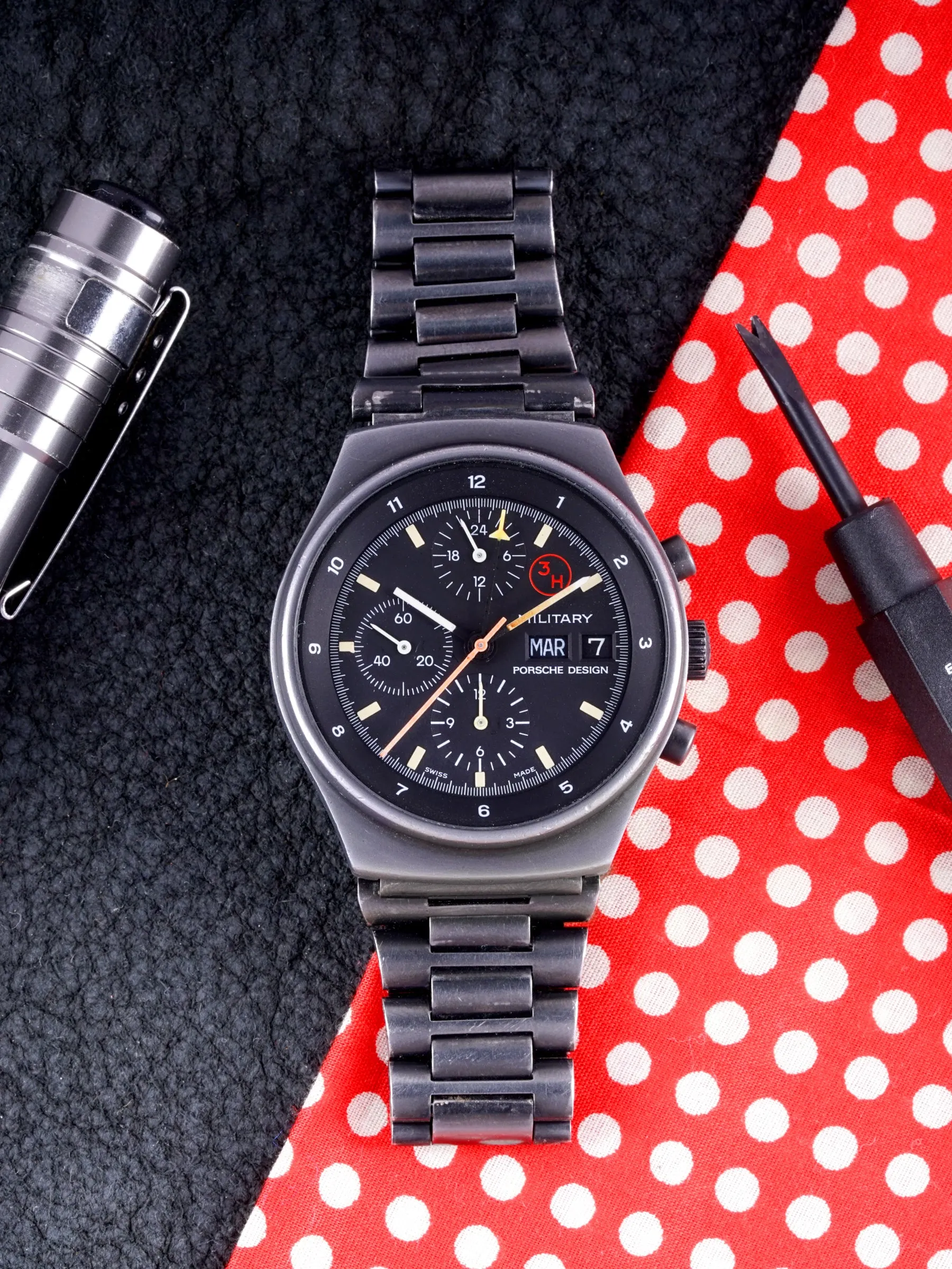 Orfina Porsche Design Military Chronograph (Ref. 7177) "Factory PVD"
