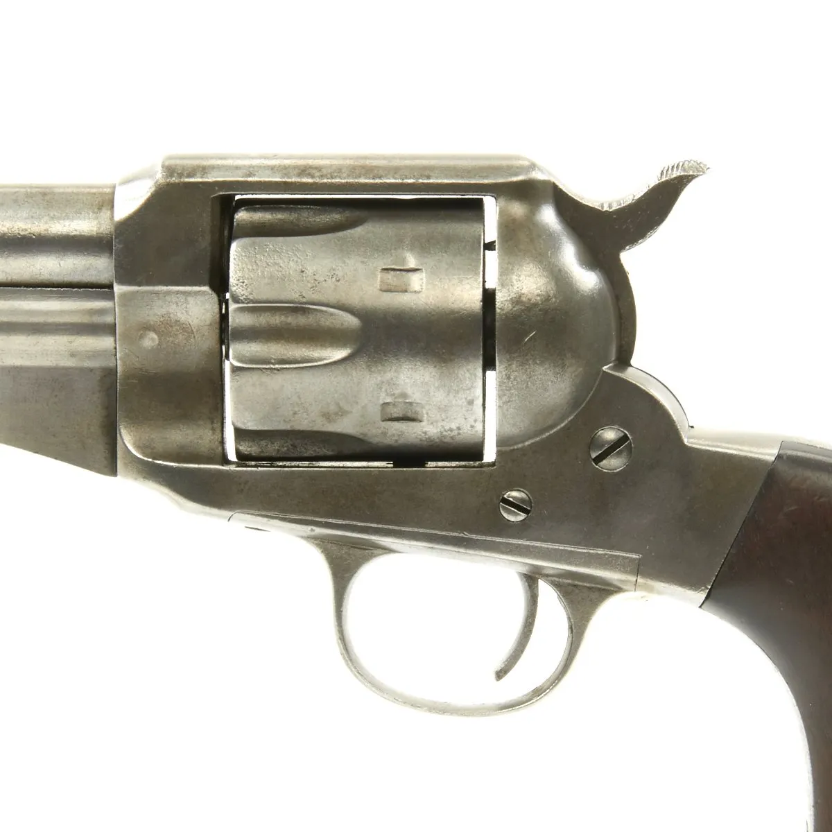 Original Antique U.S. Remington M-1875 Single Action Army 44 Cal. Revolver with Period Holster - Serial No 77
