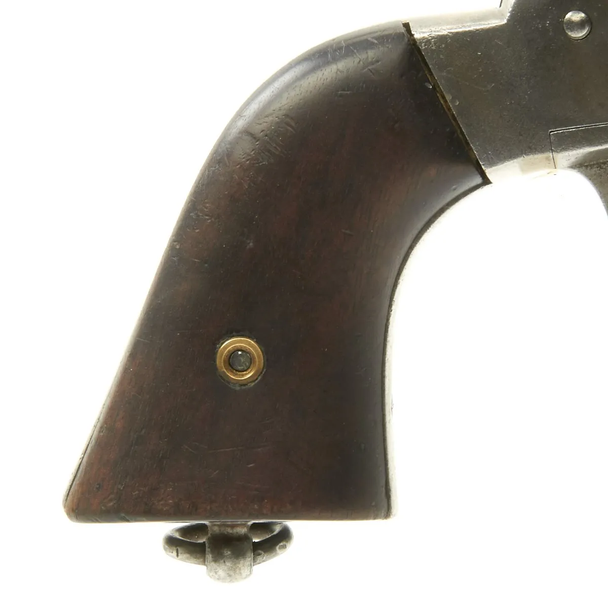 Original Antique U.S. Remington M-1875 Single Action Army 44 Cal. Revolver with Period Holster - Serial No 77