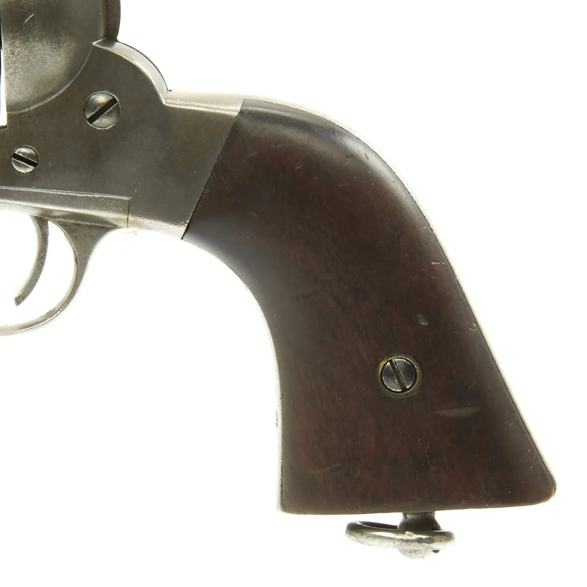 Original Antique U.S. Remington M-1875 Single Action Army 44 Cal. Revolver with Period Holster - Serial No 77