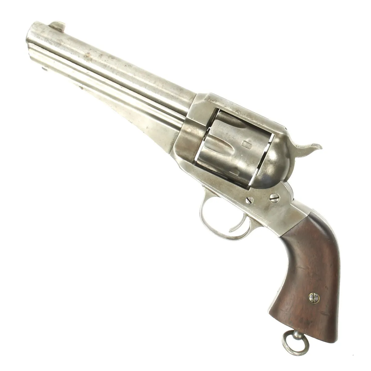 Original Antique U.S. Remington M-1875 Single Action Army 44 Cal. Revolver with Period Holster - Serial No 77