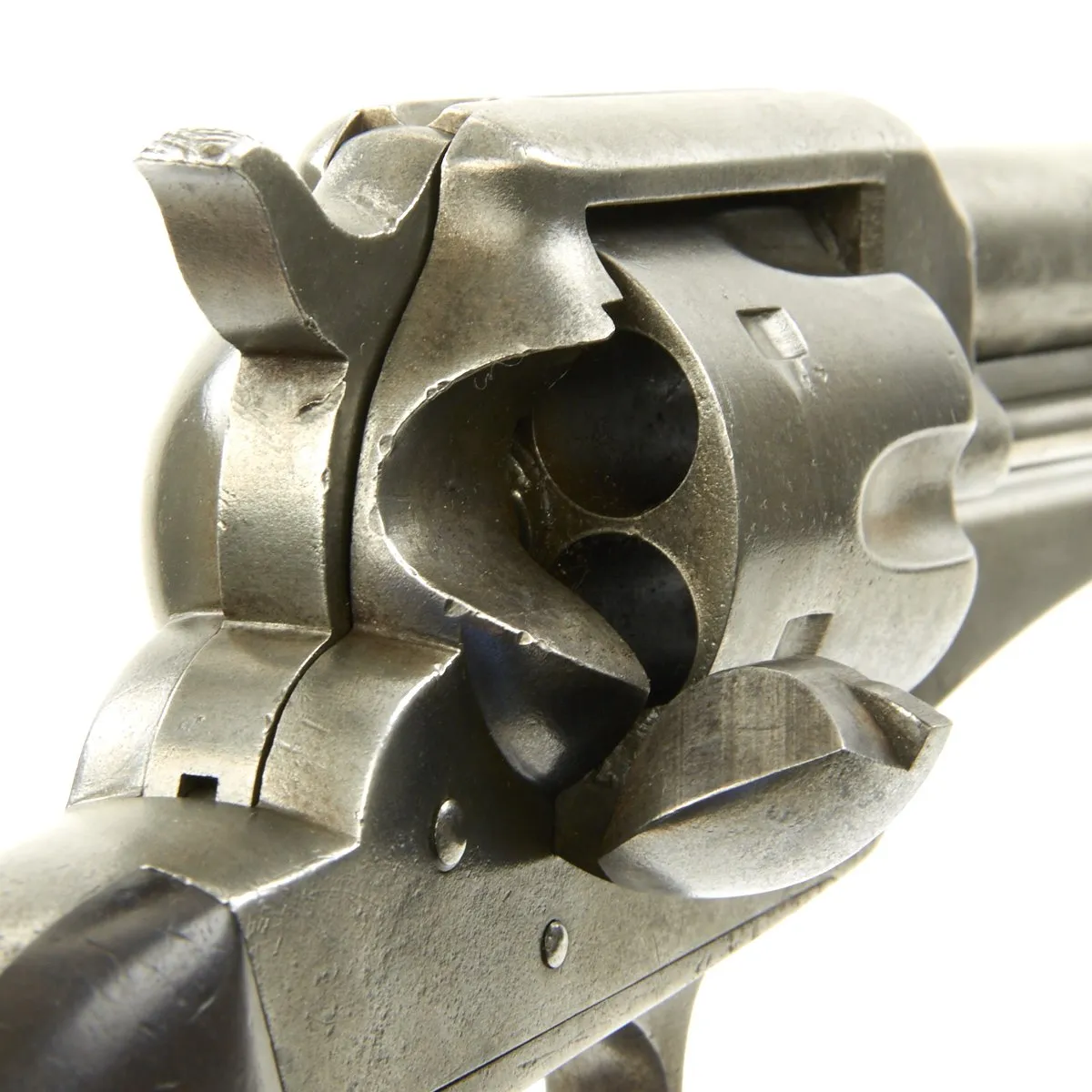 Original Antique U.S. Remington M-1875 Single Action Army 44 Cal. Revolver with Period Holster - Serial No 77
