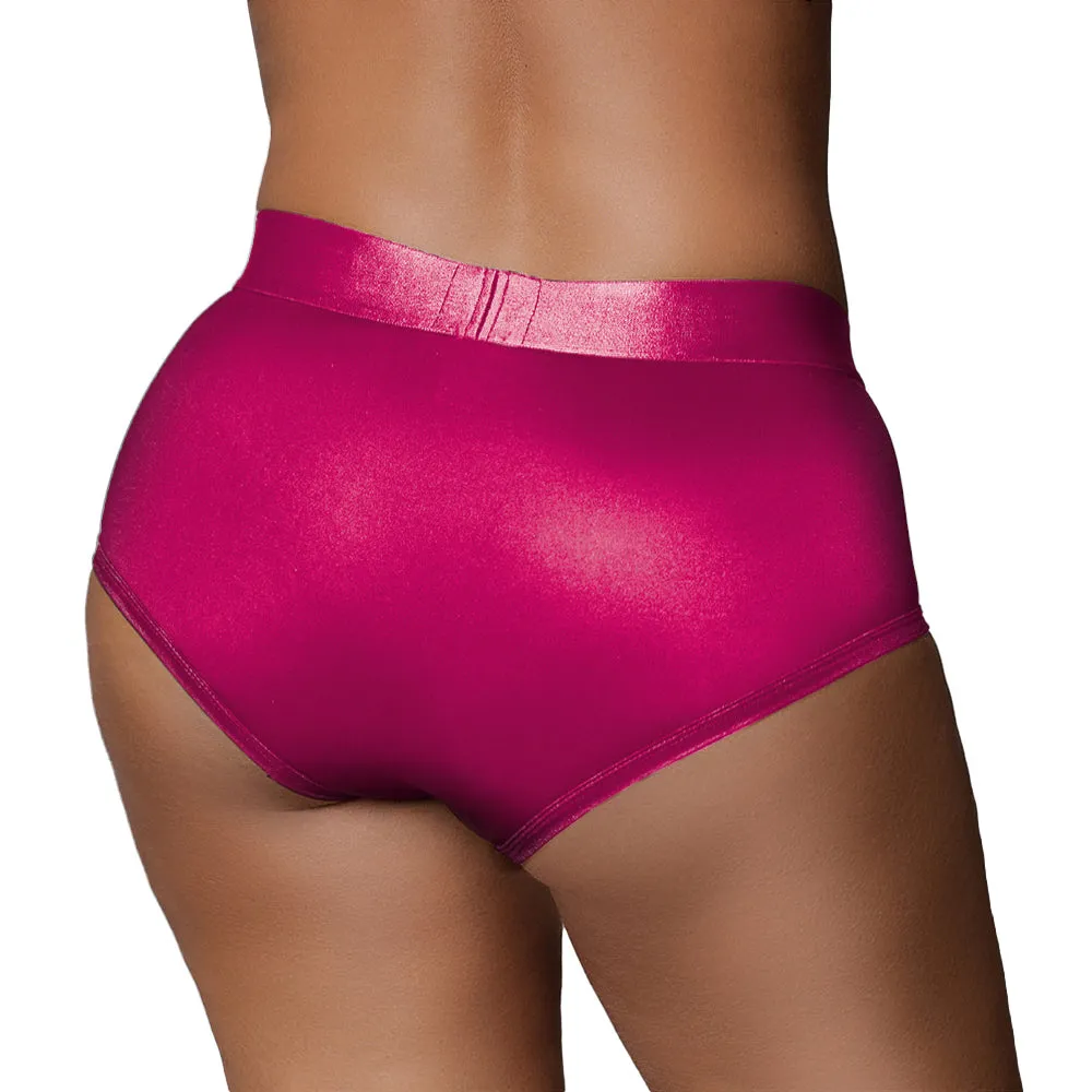Ouch! Vibrating Strap-on Brief Pink XL/XXL