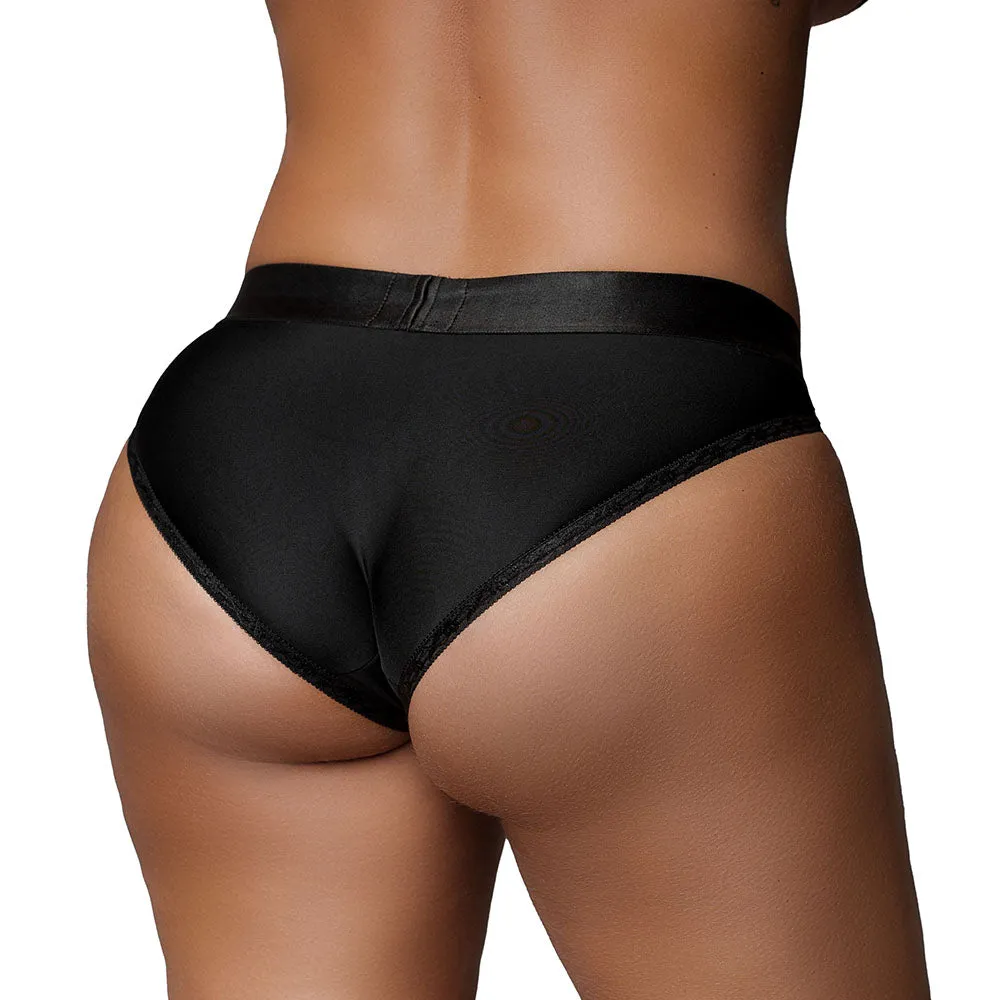 Ouch! Vibrating Strap-on Hipster Black XL/2XL