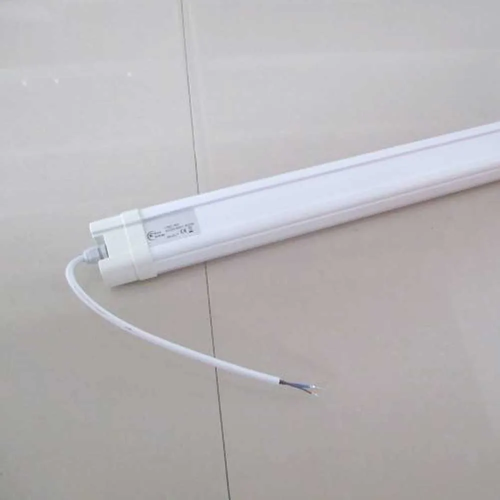 Pack of 2 36W LED Triproof Batten Tube Lights, 120cms, 4000K, IP65 Waterproof, No UV and IR Radiation, Super Bright Tube Light