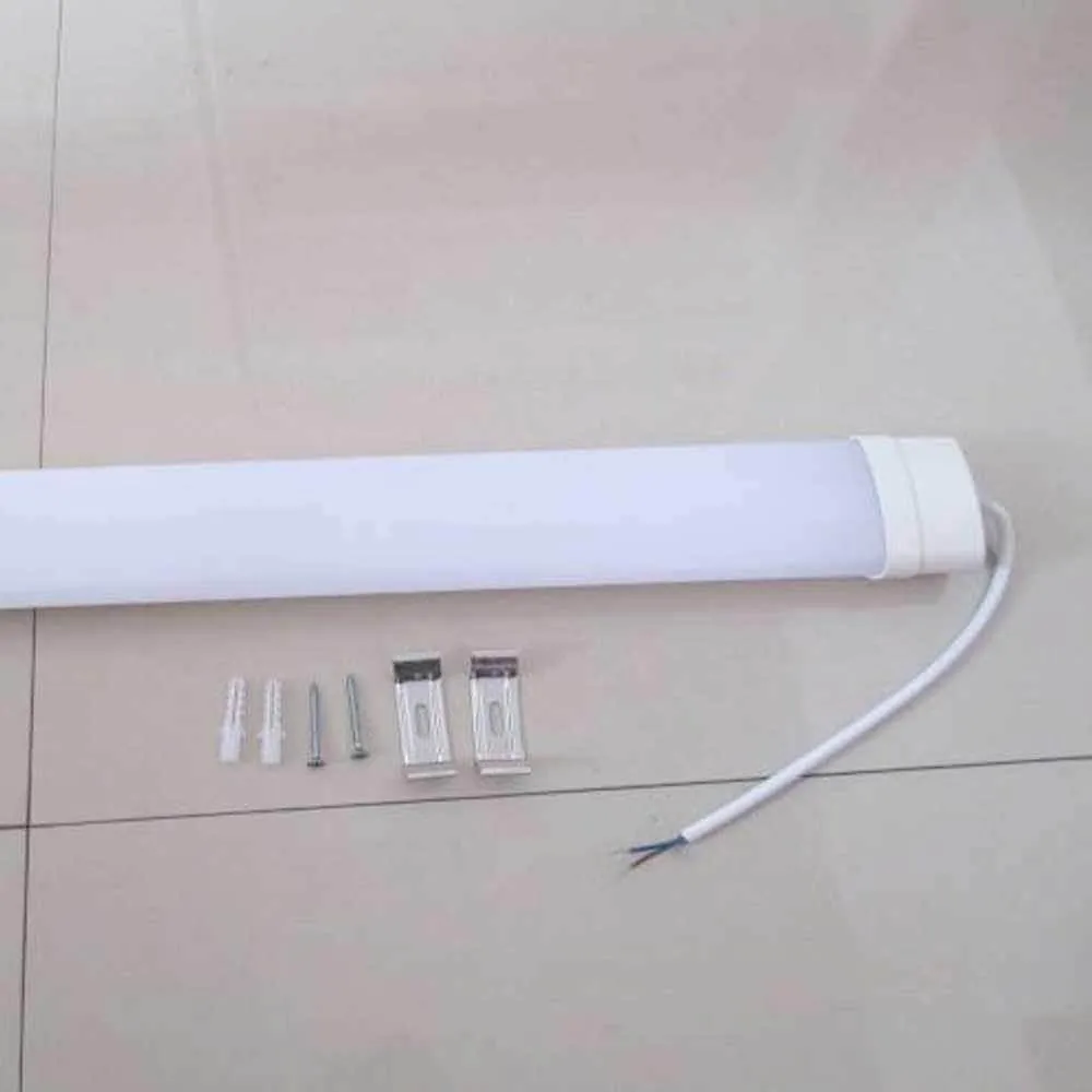 Pack of 2 36W LED Triproof Batten Tube Lights, 120cms, 6000K, IP65 Waterproof, No UV and IR Radiation, Super Bright Tube Light for Kitchen, Living Room, Bathroom, Office, etc.