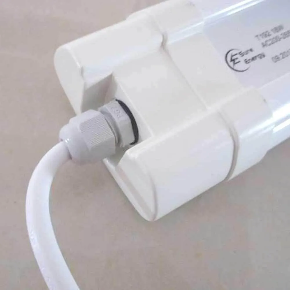 Pack of 2 36W LED Triproof Batten Tube Lights, 120cms, 6000K, IP65 Waterproof, No UV and IR Radiation, Super Bright Tube Light for Kitchen, Living Room, Bathroom, Office, etc.