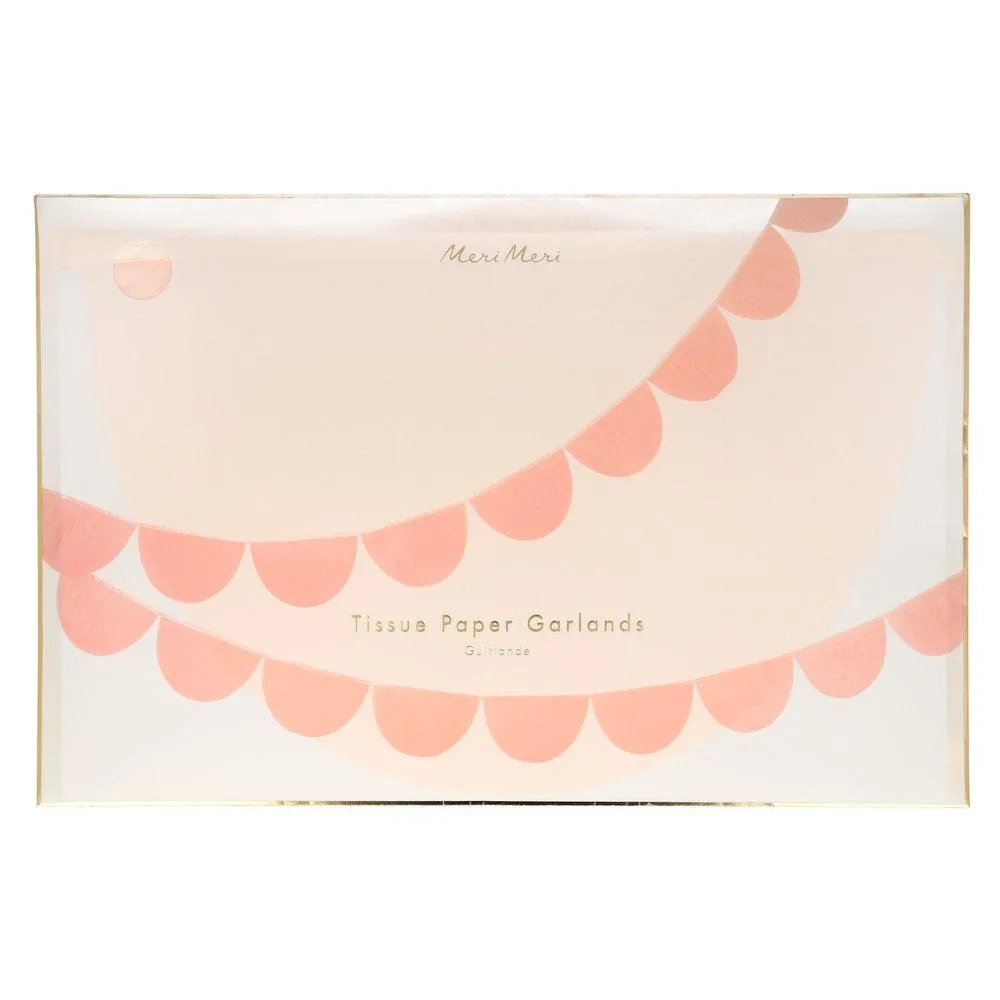 Paper Streamers - Peach