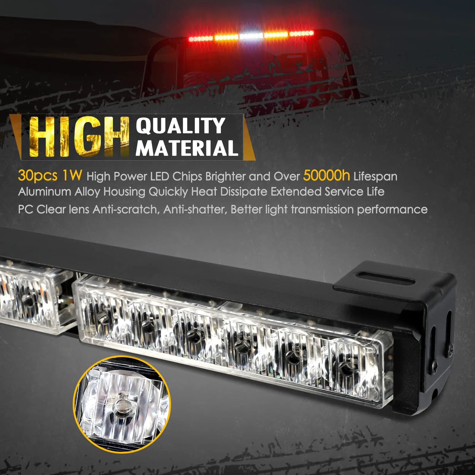 Partsam 30" Light Bar for Offroad,UTV, ATV, RZR, Polaris, 4x4, Trucks