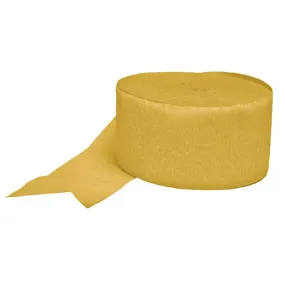 Pastel Yellow Crepe Streamer