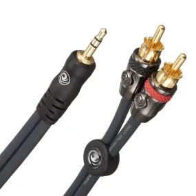 Planet Waves 'Custom Series' Dual RCA Male to 3.5mm Stereo Cable (1.5m)