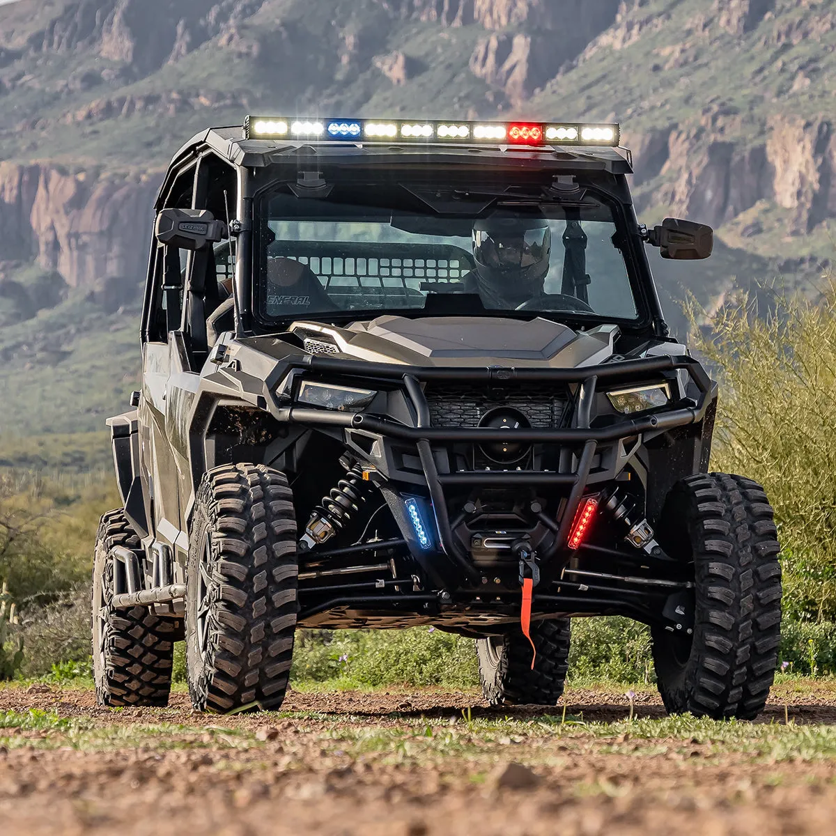 Polaris General TR Series 50" LED lightbar Front Mount