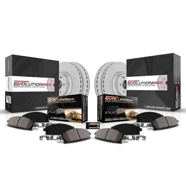 PowerStop Z17 Evolution Geomet Coated Rotor Brake Kit Chevy Camaro / Pontiac Firebird (1998 2002) Front or Rear