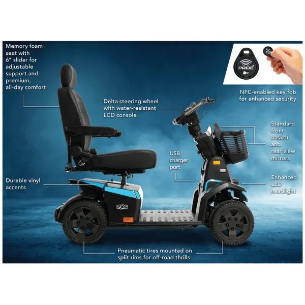 Pride Mobility PX4 4-Wheel Mobility Scooter