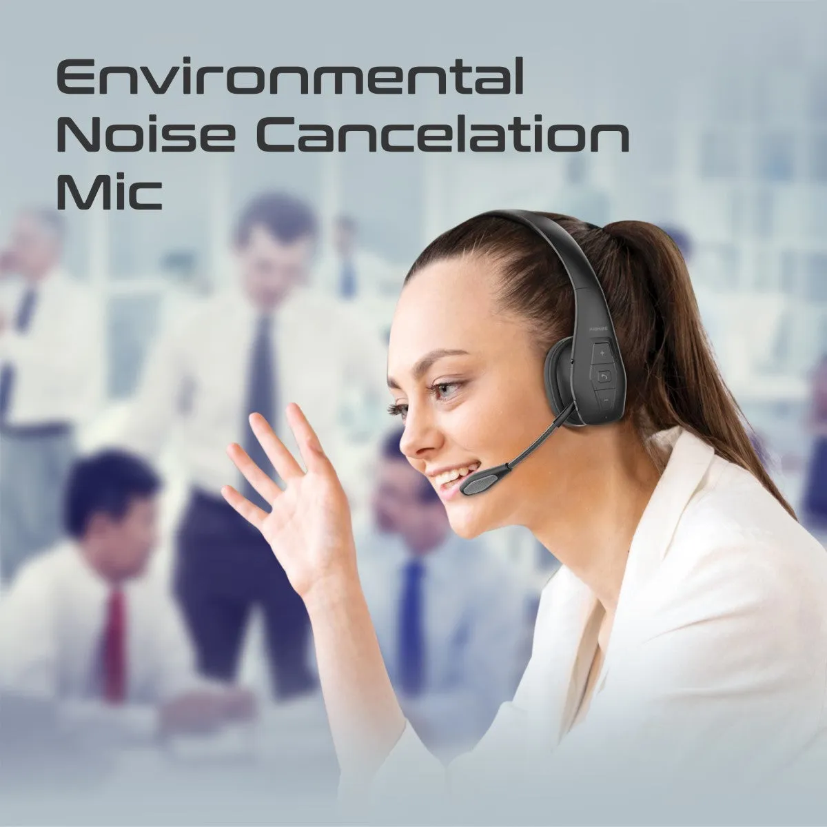 Professional Grade Mono On-Ear Wireless Headset