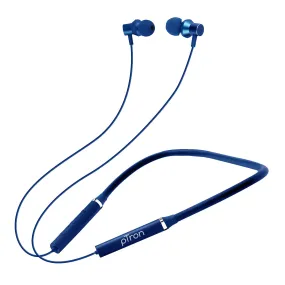 PTron Tangentbeat Wireless Bluetooth In-Ear Neckband Headphone With Mic (Dark Blue)