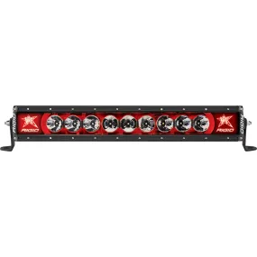 RIGID Industries Radiance  20" Red Backlight Black Housing