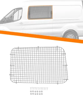 Side Security Window Screens for 2015-2024 Ford Transit High/Medium Roof