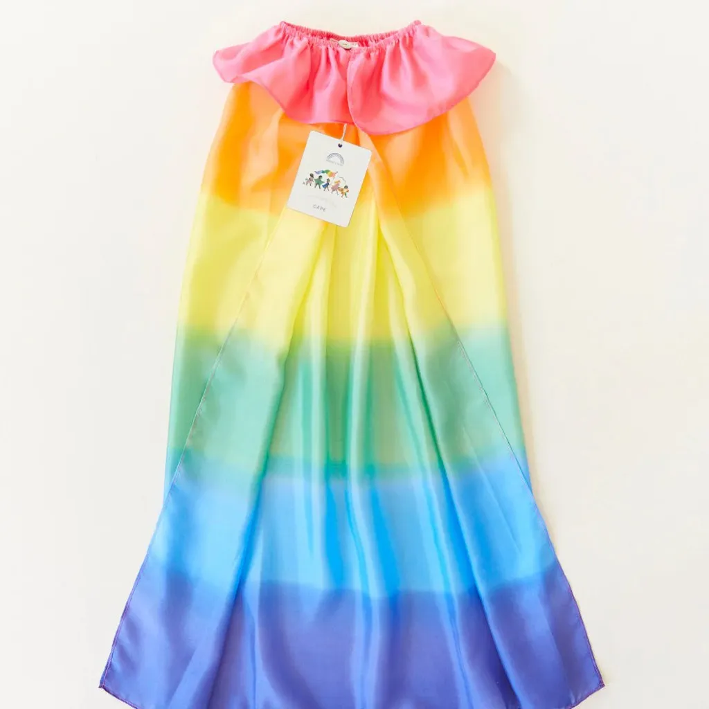 Silk Cape - Rainbow