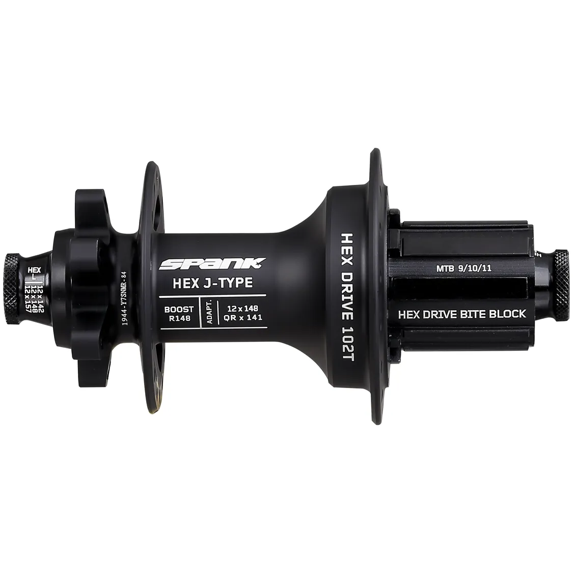 Spank - Black Hex Drive J-Type Rear