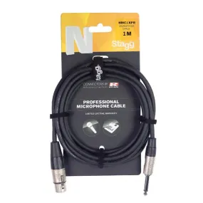 Stagg Microphone Cable 1 Metre NMC1XPR