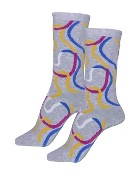 Streamers Pattern Socks