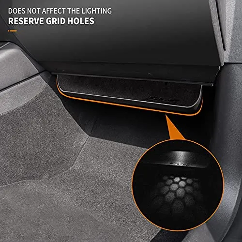 Tesla Model 3 Co-pilot Storage Box Organizer Tray Under Glove Box Secondary Storage Box For Tesla Model 3 Accessories (ABS Flocking)