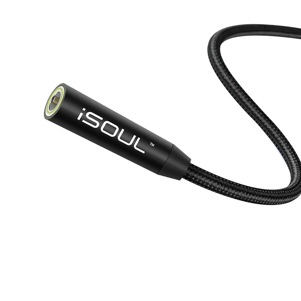 Type C USB to 3.5mm Audio Adapter Nylon Braided
