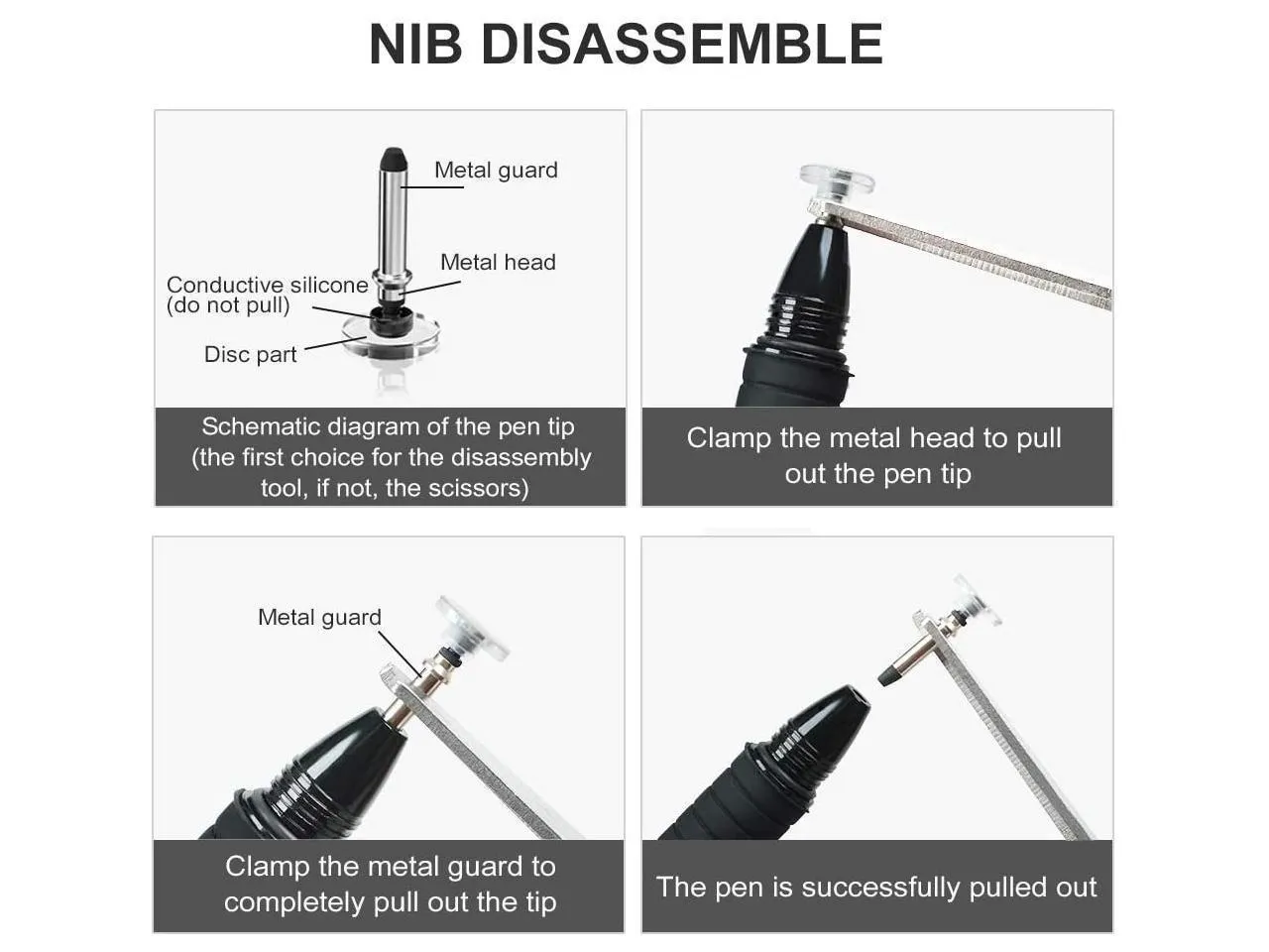 Universal Stylus[2-in-1] Stylus Pen Touch Screen Pens for All Touch Screens Cell phones Tablets Laptops with 6 Replacement Tips(4 Discs 2 Fiber Tips Included)