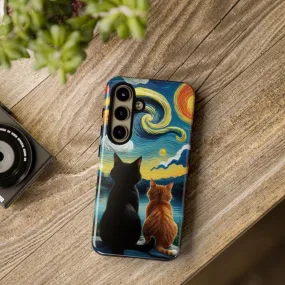 van goth cat phone case ,vincent van goth cat case ,van goth cat ,starry night cat case,phone cover