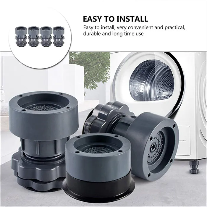 Vibration Isolation Damper Shock Pad Adjustable Feet for Washing Machine